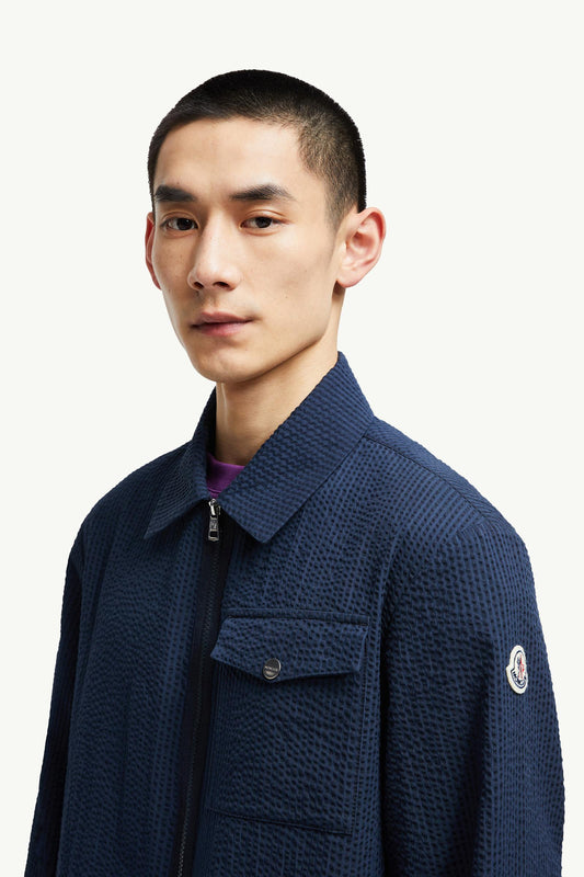 Seersucker Shirt Jacket