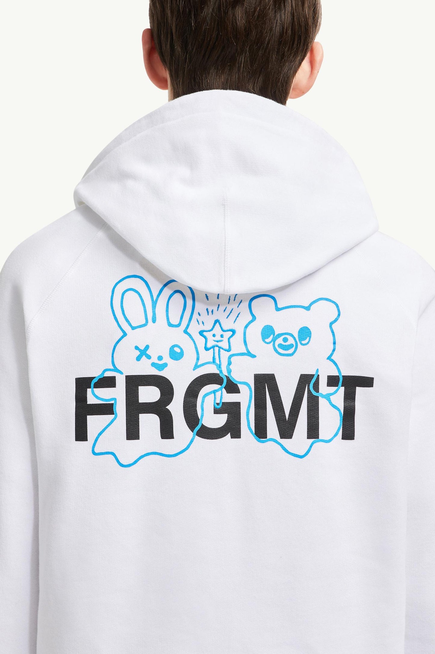 MC x FRGMT Cartoon Logo Cotton Hoodie