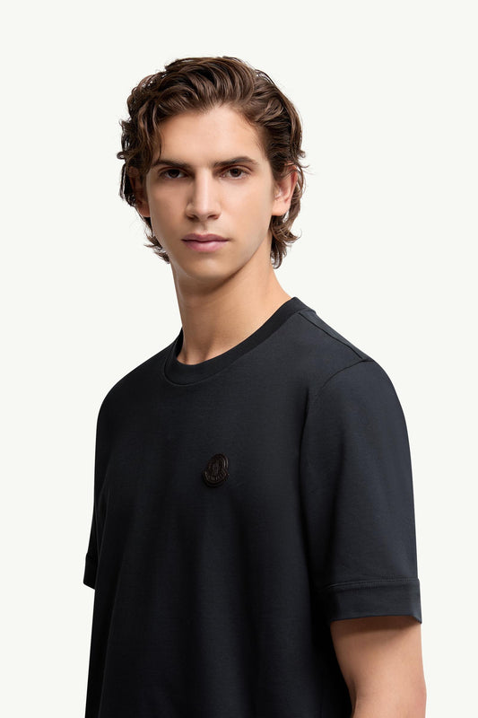 Logo Patch Cotton T-Shirt