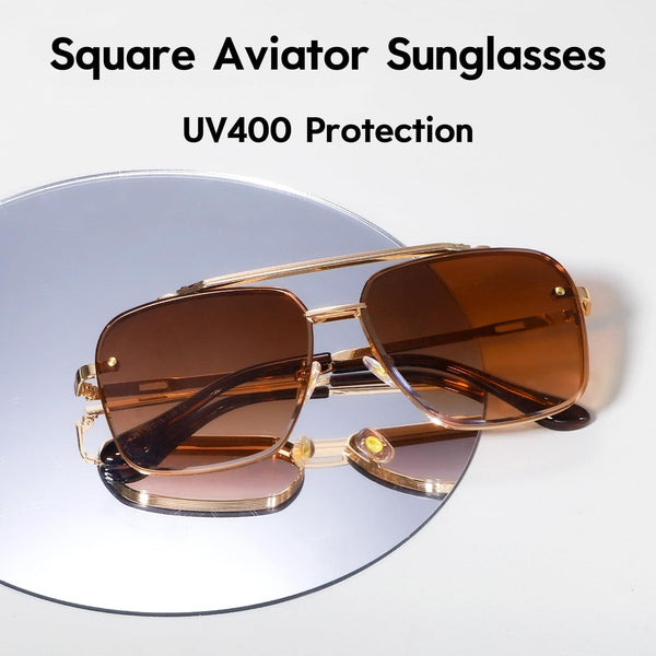 🔥HOT SALE - Retro Gradient Sunglasses UV400 Protection