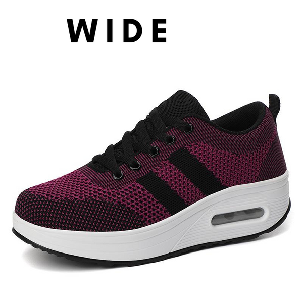 Women light air flying woven mesh orthopedic Sneakers