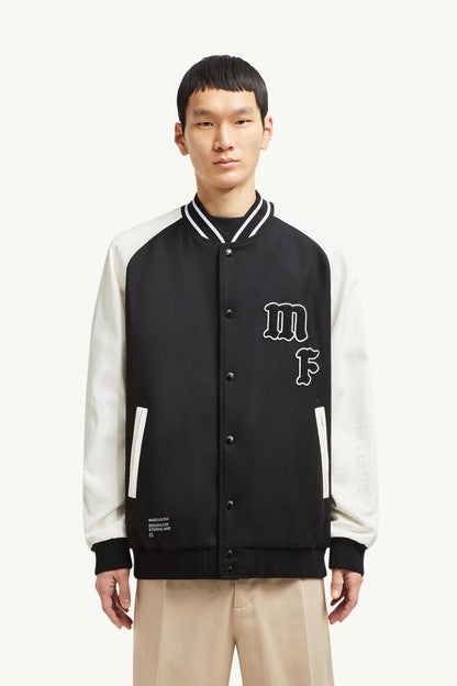 MC x FRGMT Loki Wool & Leather Varsity Jacket