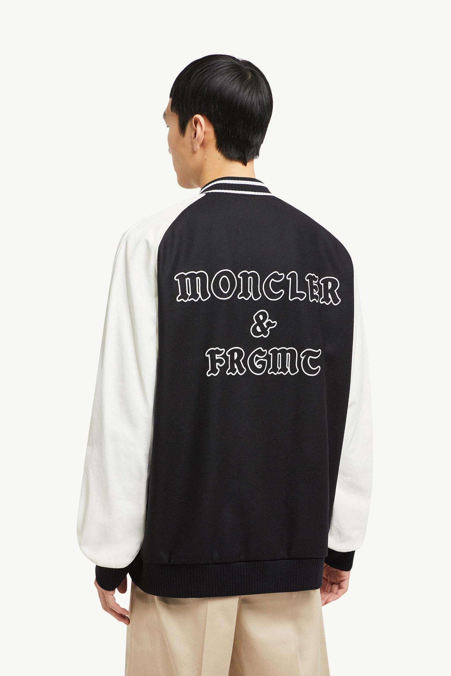 MC x FRGMT Loki Wool & Leather Varsity Jacket