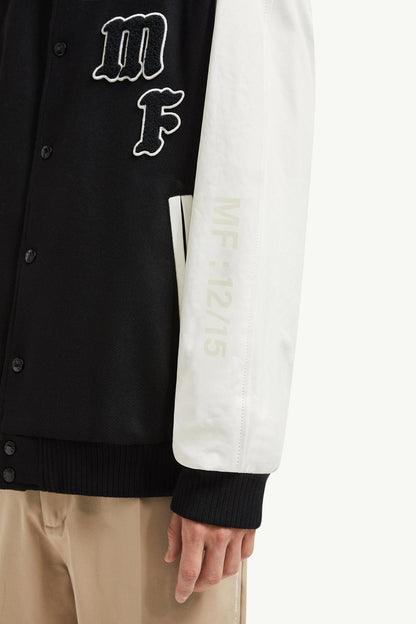 MC x FRGMT Loki Wool & Leather Varsity Jacket