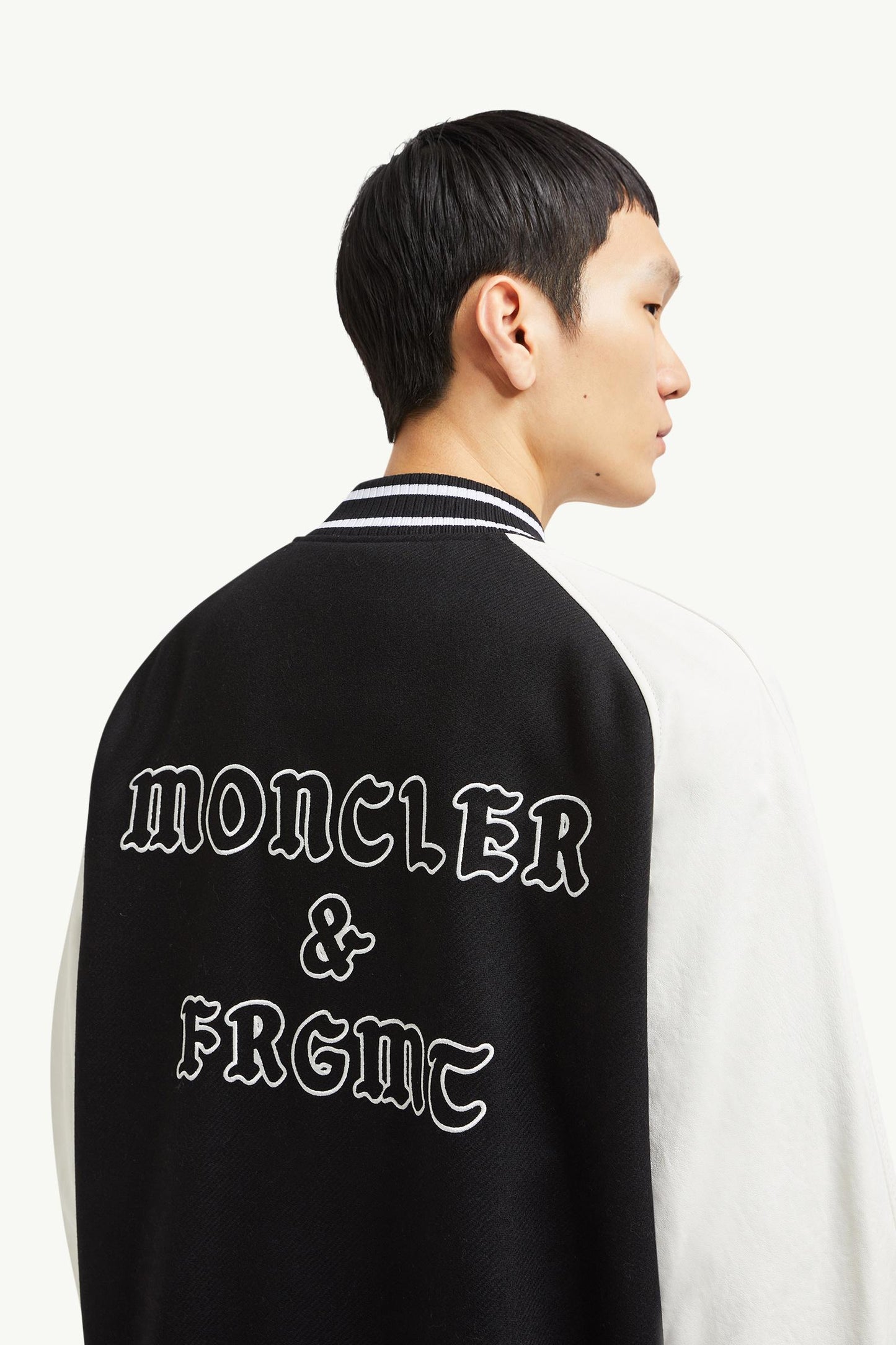 MC x FRGMT Loki Wool & Leather Varsity Jacket