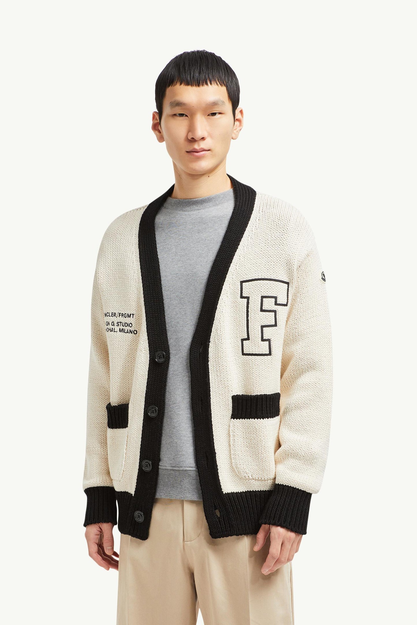 MC x FRGMT Embroidered Cotton Cardigan