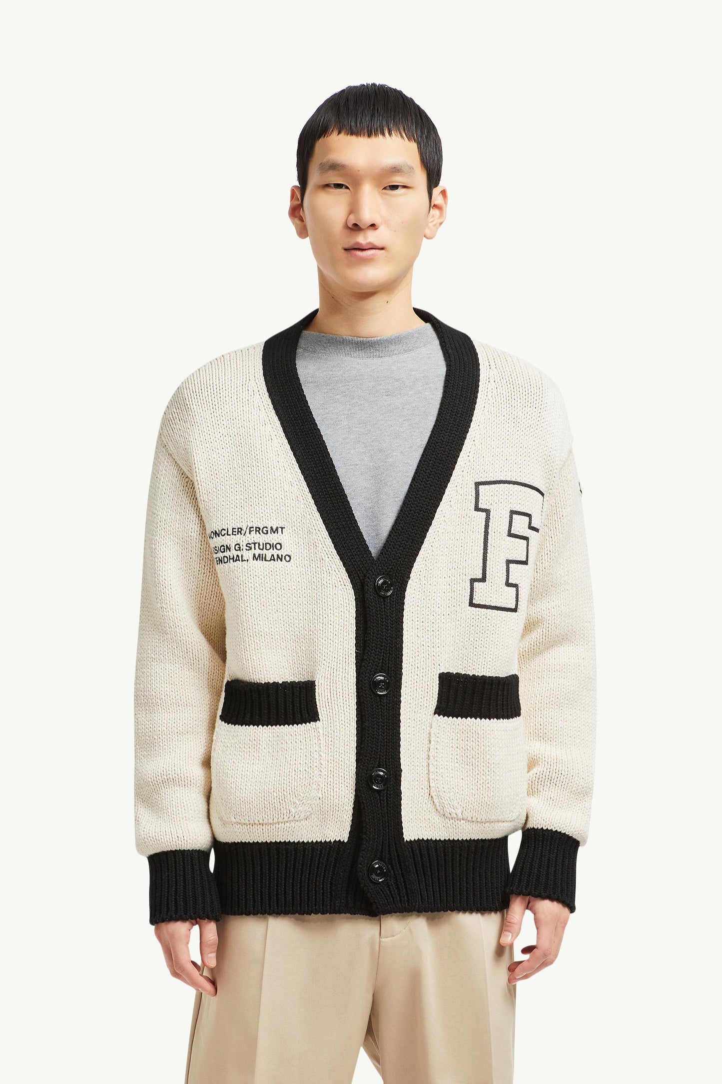 MC x FRGMT Embroidered Cotton Cardigan