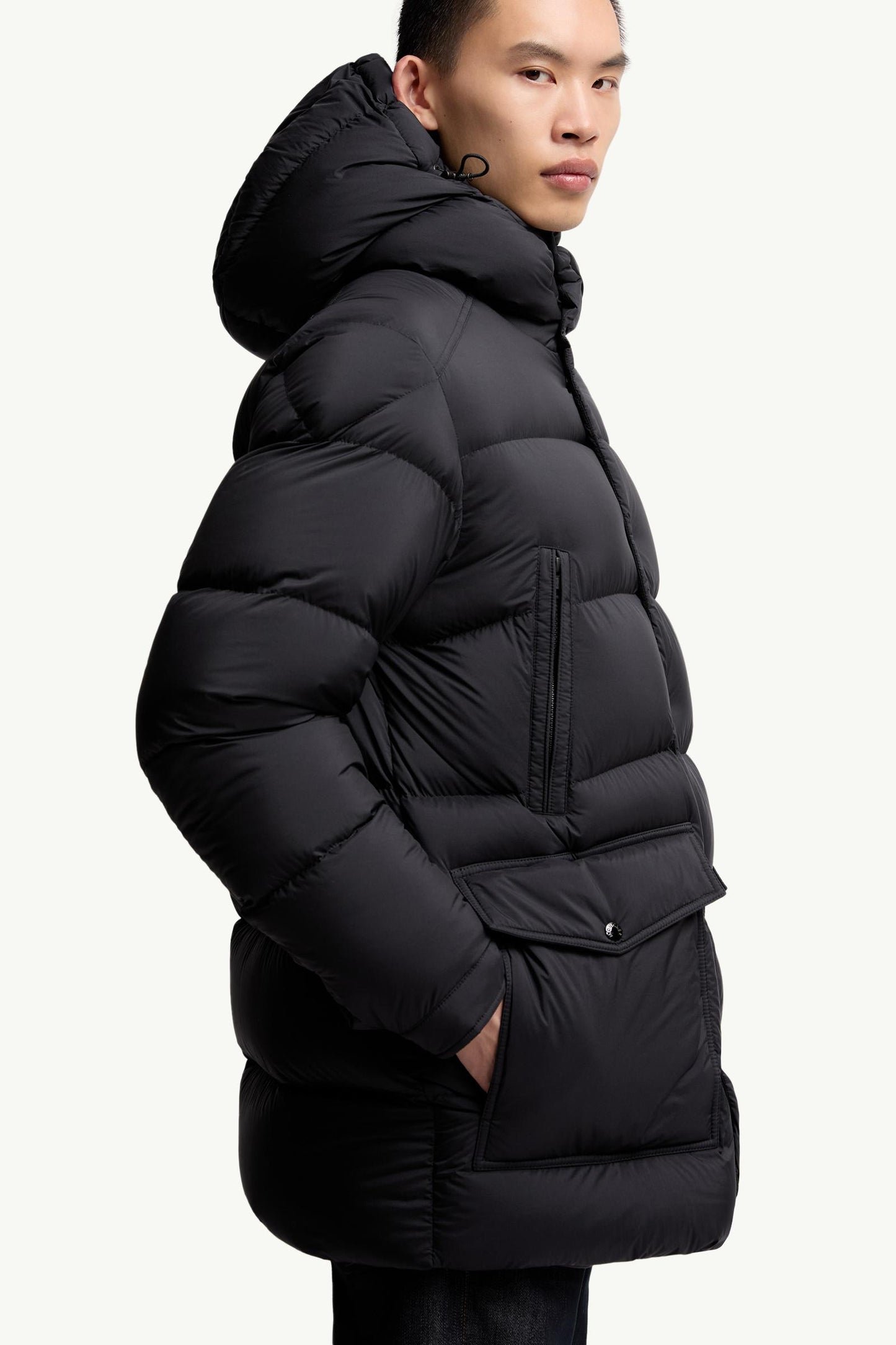 Bretagne Hooded Short Down Jacket