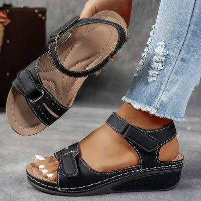 Soft & Stylish Wedge Sandals for Effortless Comfort!